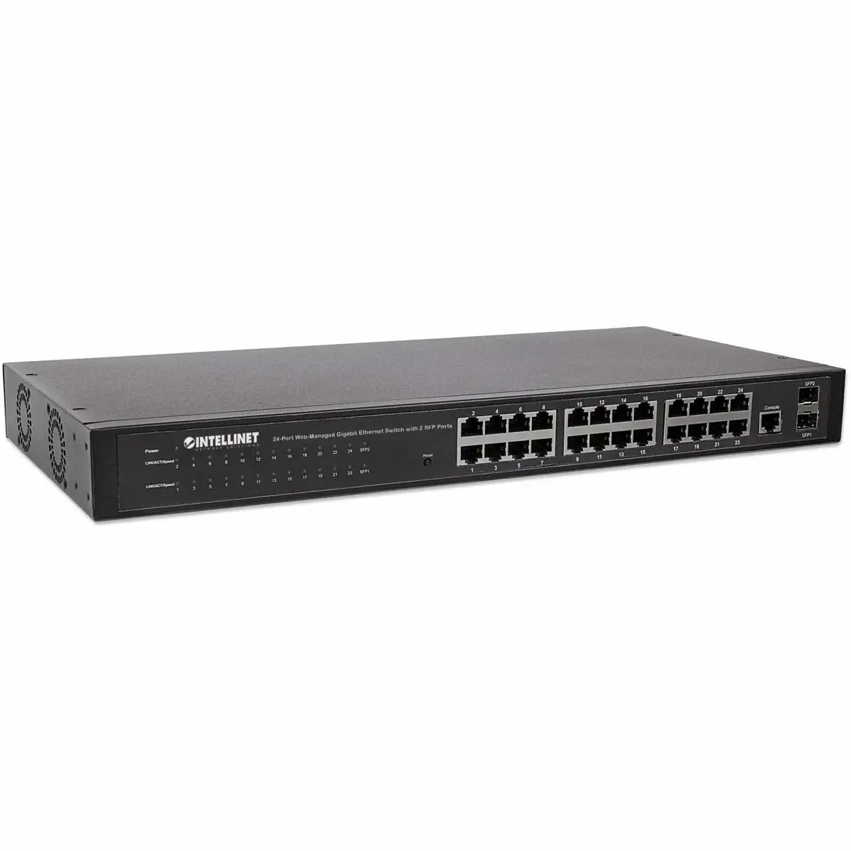 Managed Switch Intellinet 24-Port Network Switch Photo 3