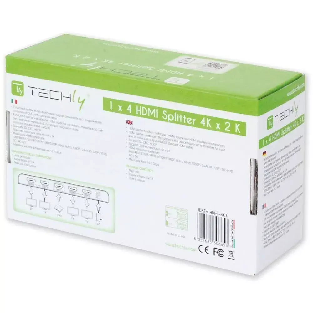 HDMI сплиттер Techly HDMI-4K4 Photo 13