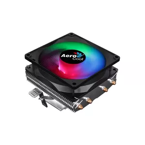 CPU Cooler AEROCOOL Air Frost 4 — 4 heat pipes, 90 mm fan, TDP 125 W, Aluminium fins, Black