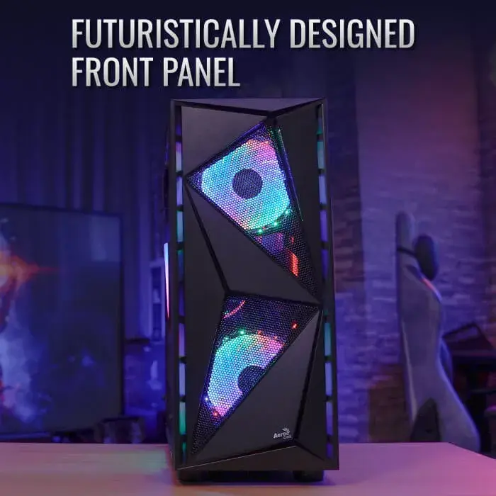 PC Case Aerocool Glider Tempered Glass Photo 2