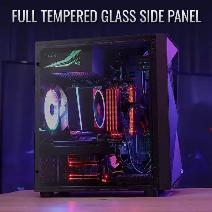 PC Case Aerocool Glider Tempered Glass Photo 4