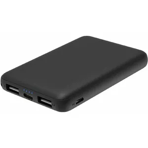 Portable Power Bank Platinet 5000mAh Polymer, Black (45216)
