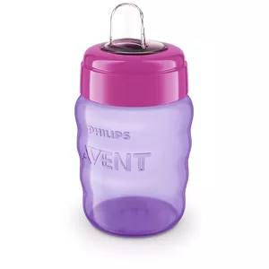 Spout Cup Philips AVENT SCF553/03 — silicone 260 ml, for 1+ month, purple/red