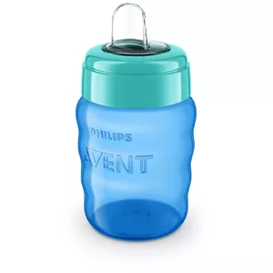 Maciņkrūze ar knābi Philips AVENT SCF553/05, 260 ml, silikona knābis, zils/zaļš