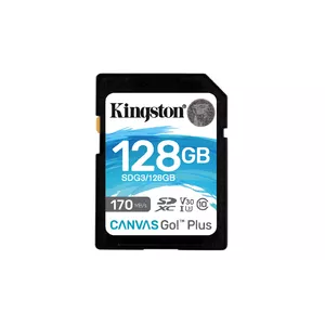 Zibatmiņa Kingston 128GB UHS-I Canvas Go Plus 170R