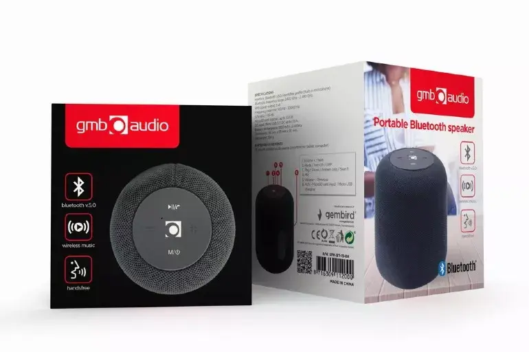 Mono portable speaker Gembird SPK-BT-15-BK Photo 2
