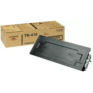 Oriģināls melnais tonera kasetne Kyocera TK-410 priekš KM-1620 KM-1635 KM-1650 KM-2020 KM-2035 KM-2050 ar 15000 lappušu resursetu