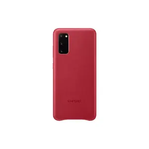 Samsung Leather Cover for Galaxy S20, Red