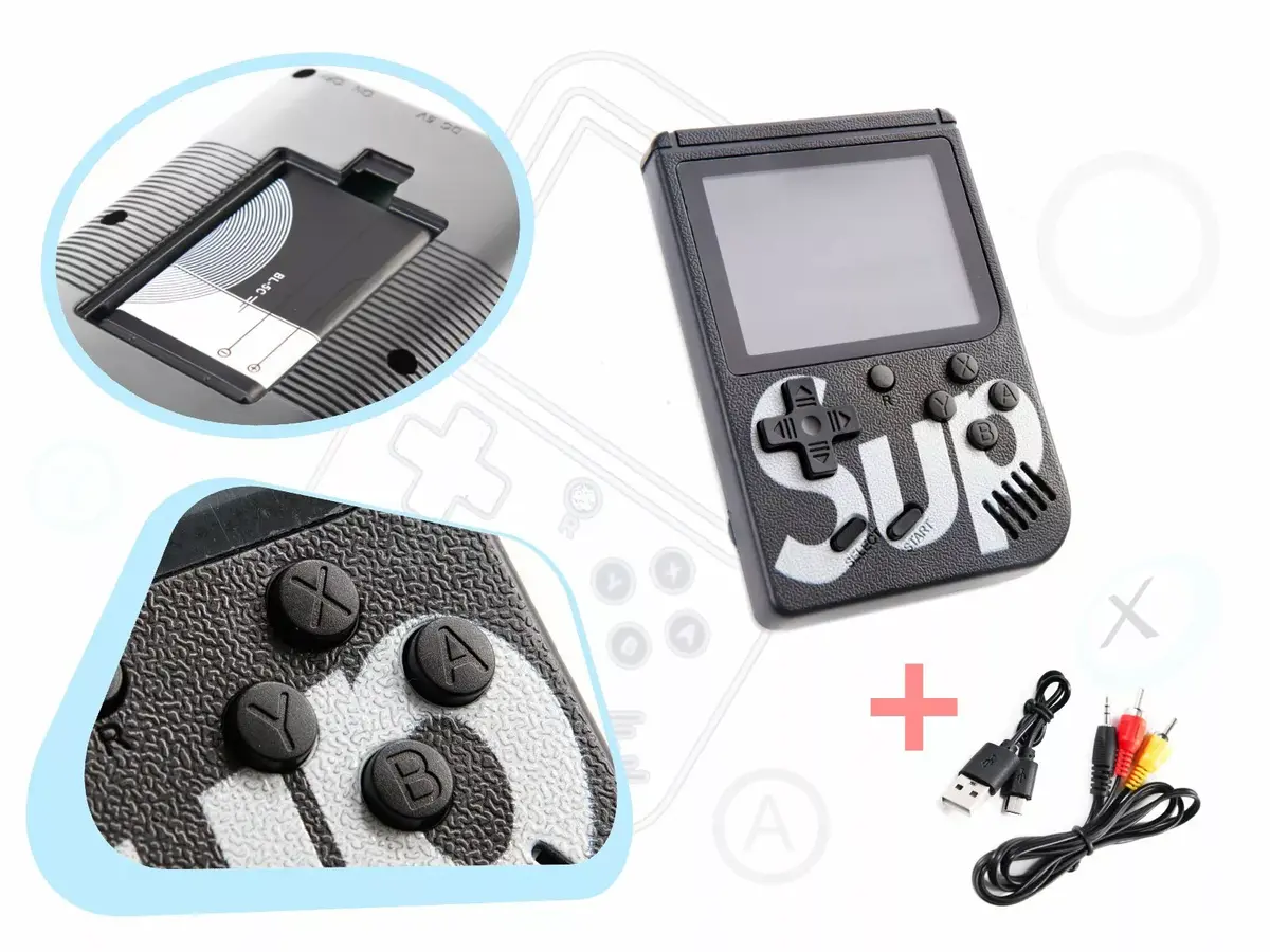 RoGer Retro mini game console RO-400-CO-SI-BK Photo 2