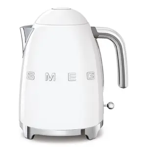 Электрический чайник Smeg 50's Style KLF03WHEU Белый 1.7 л 2400 Вт Нержавеющая сталь Беспроводной с индикатором уровня воды и фильтром