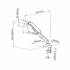 Monitor holder ART RAMART L-11GD 13–27 inch Photo 13