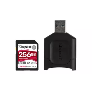SD memory card KINGSTON Canvas React Plus 256 GB UHS-II U3 V90 300/260 MB/s