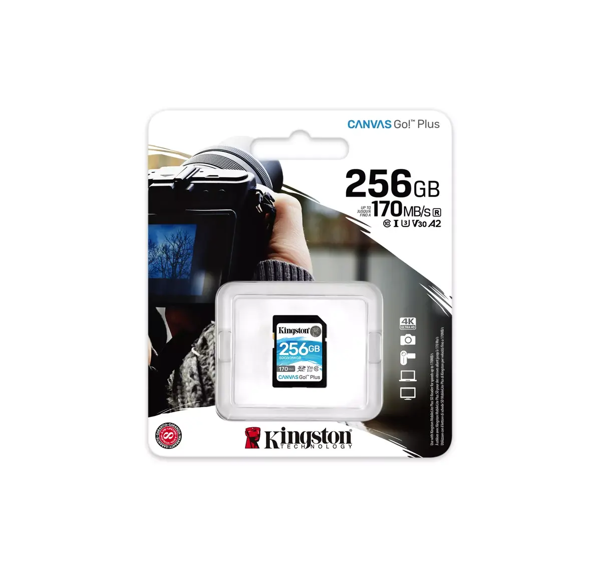 Флеш-память Kingston 256GB Canvas Go Plus Photo 3