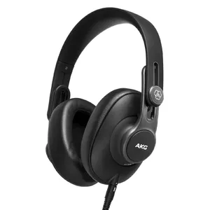 Проводные накладные наушники AKG K361 — циркумауральные, 15–28000 Гц, кабель 1,2 м, 219 г, чёрно-металлические