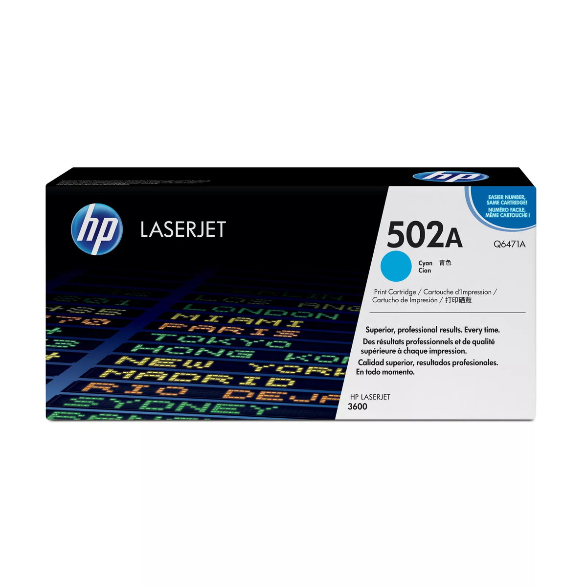 HP 502A Oriģinālais lāzerprintera tonera kasetne