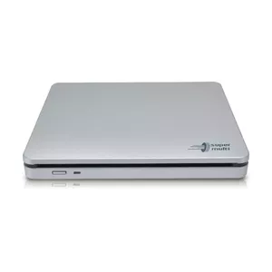 Hitachi-LG Slim Portable DVD-Writer optiskā iekārta (CD, DVD-RW, Blu-Ray) DVD±RW Sudrabs