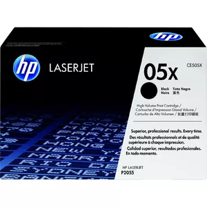 Tonera kasete HP 05X liela jauda 6000 lapas melna