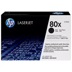 Тонер HP 80X High Yield Black 6900 страниц Черный