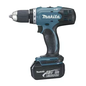 Drill Makita DDF453RFE 1.6 kg, Black, Blue, 3 Ah Battery