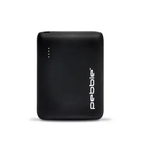 Veho Pebble PZ-10 Pārnēsājamā ārējā baterija ar 10000 mAh litija jonu akumulatoru, USB Type-C un USB Type-A pieslēgvietām, melna