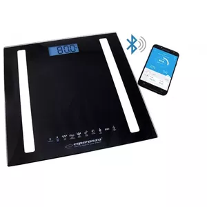 Esperanza EBS016K Rectangle Black Electronic personal scale