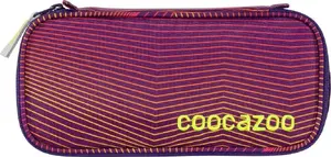 Пенал Coocazoo PencilDenzel Soniclights Purple — компактный школьный пенал, один отдел, на молнии