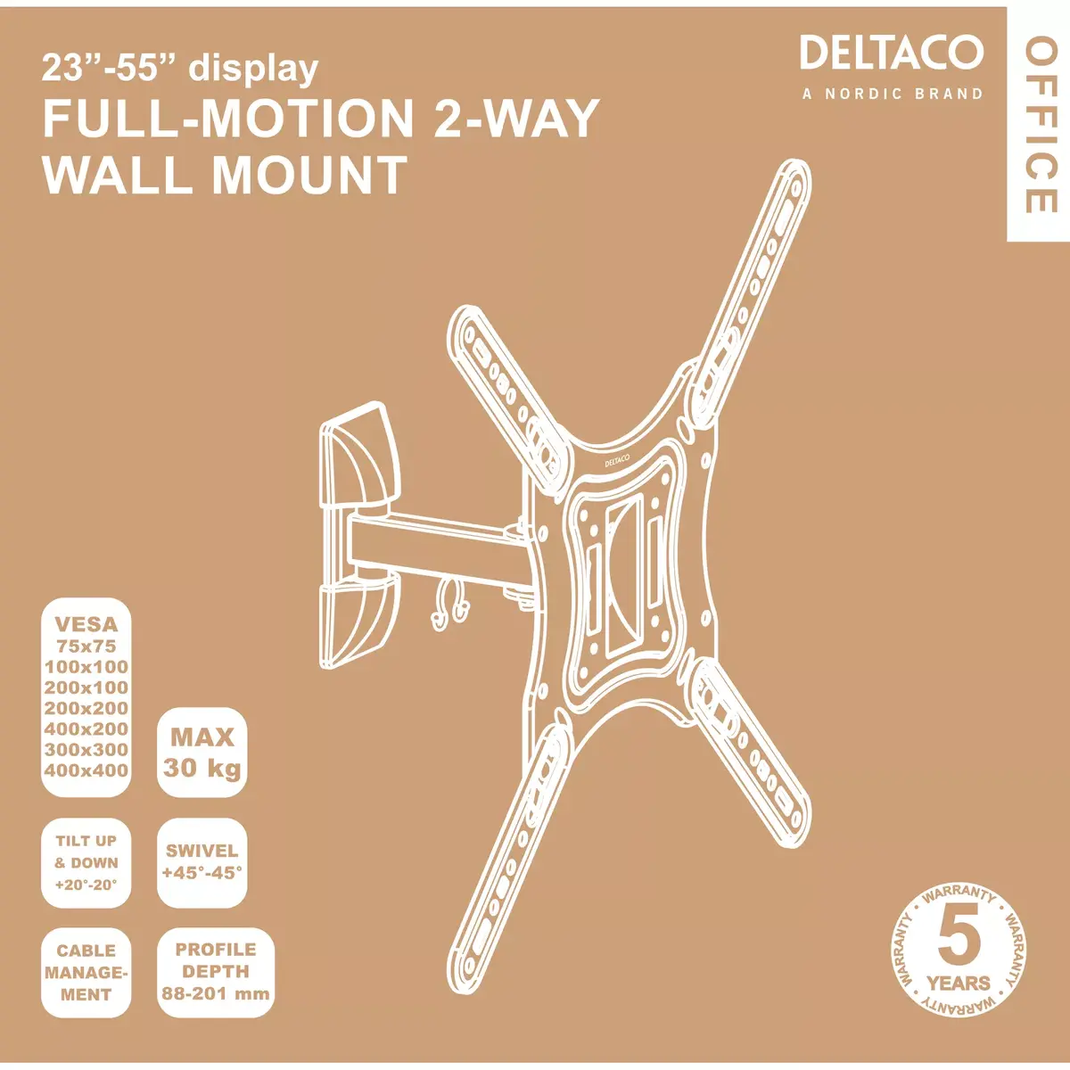 TV mount Deltaco ARM-0254 Photo 6