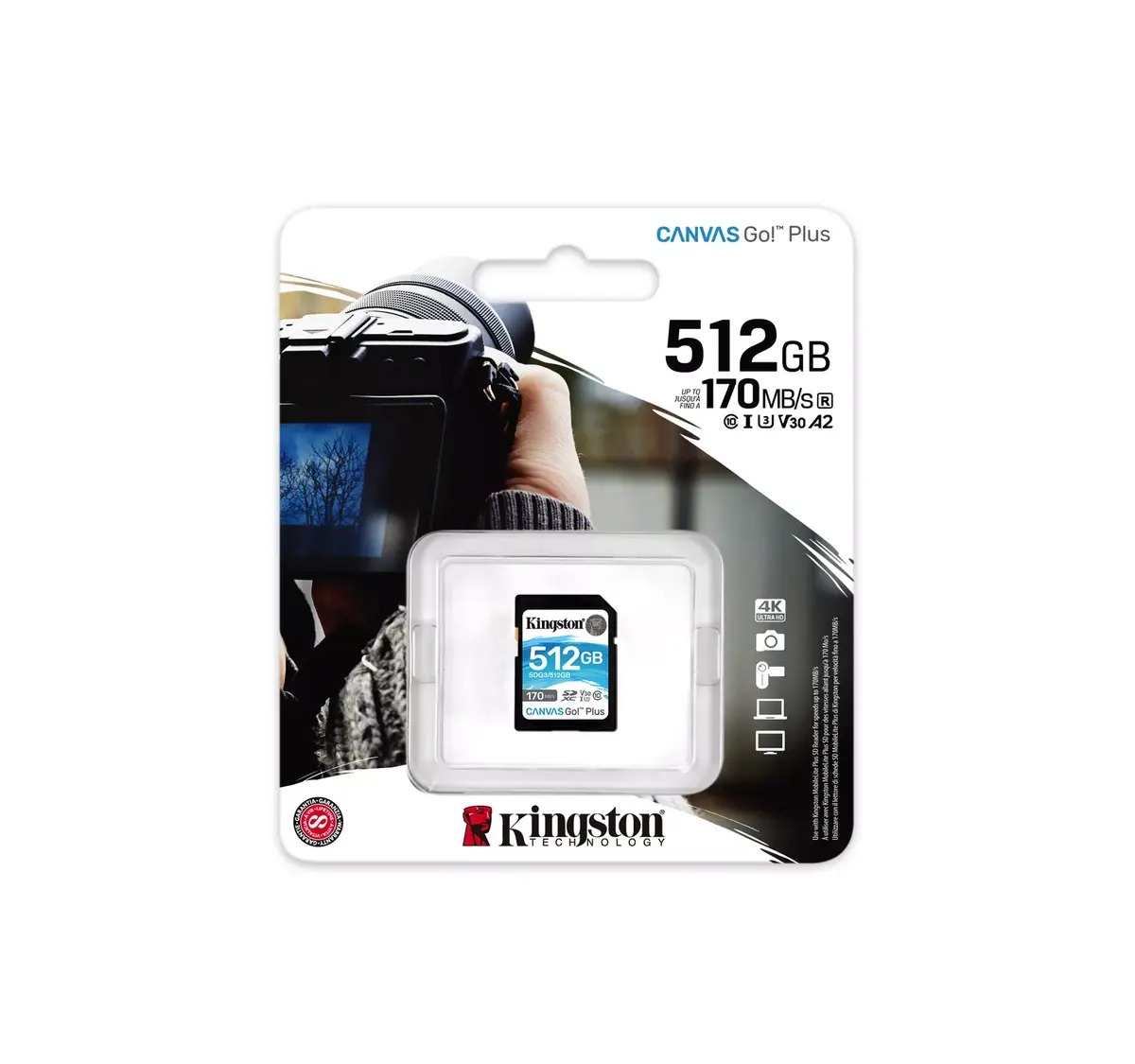 Flash Memory Kingston 512GB Canvas Go Plus Photo 3