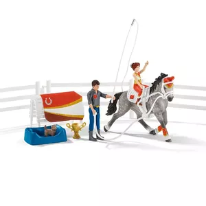 Игровой набор Schleich HORSE CLUB Миа с вольтижировкой