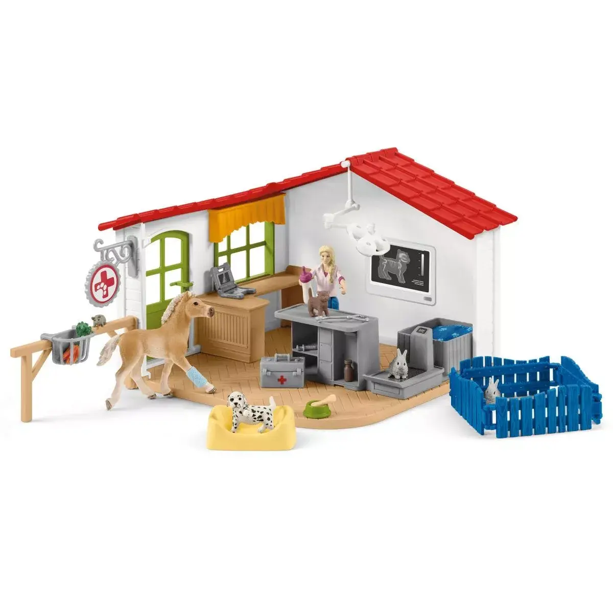Ветеринарная практика с питомцами Schleich 42502 Photo 5
