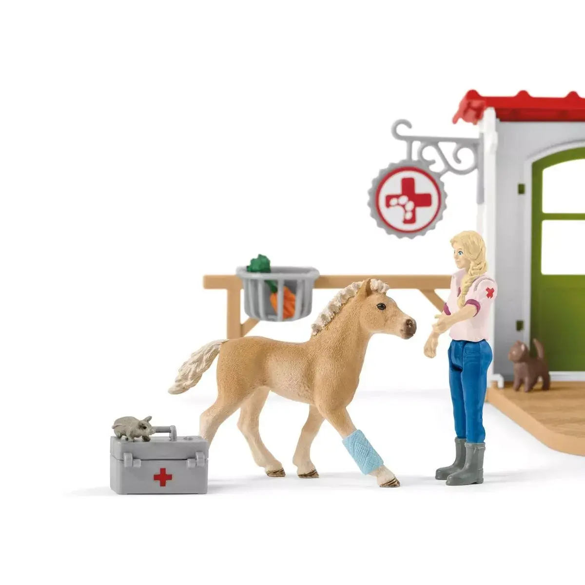 Ветеринарная практика с питомцами Schleich 42502 Photo 12