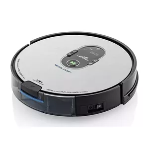 Robot vacuum cleaner ETA Falco ETA151590000 — wet & dry cordless, 0.6 L dustbin, 72 dB, 120 min run time, Silver/Black