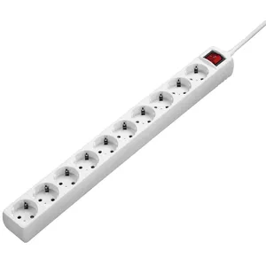Сетевой фильтр Hama 00137234 белый 10 розеток 230В 3м