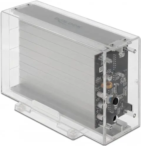HDD/SSD korpuss DeLOCK 42624 Caurspīdīgs 2