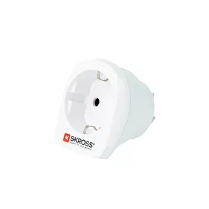 SKROSS 1.500209-E Power Plug Adapter Type C to Type I White