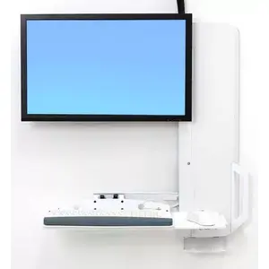 Monitoru stiprinājums Ergotron 61-081-062 61 cm (24") balts pie sienas