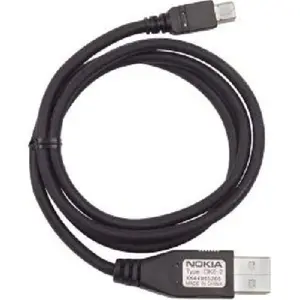 USB datu kabelis OEM Nokia melns — USB uz micro-USB kabelis, OEM piederums