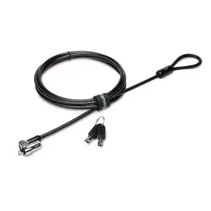 Kensington MicroSaver 2.0 Keyed Laptop Lock 25 Pack Black Silver