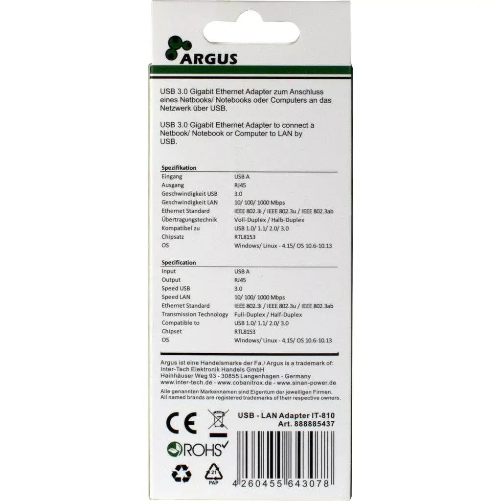 Interface Card Inter-Tech ARGUS IT-810 Photo 4