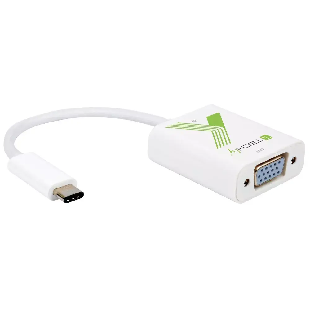 TECHLY USB Type‑C to VGA adapter cable USB 3.1 Photo 2