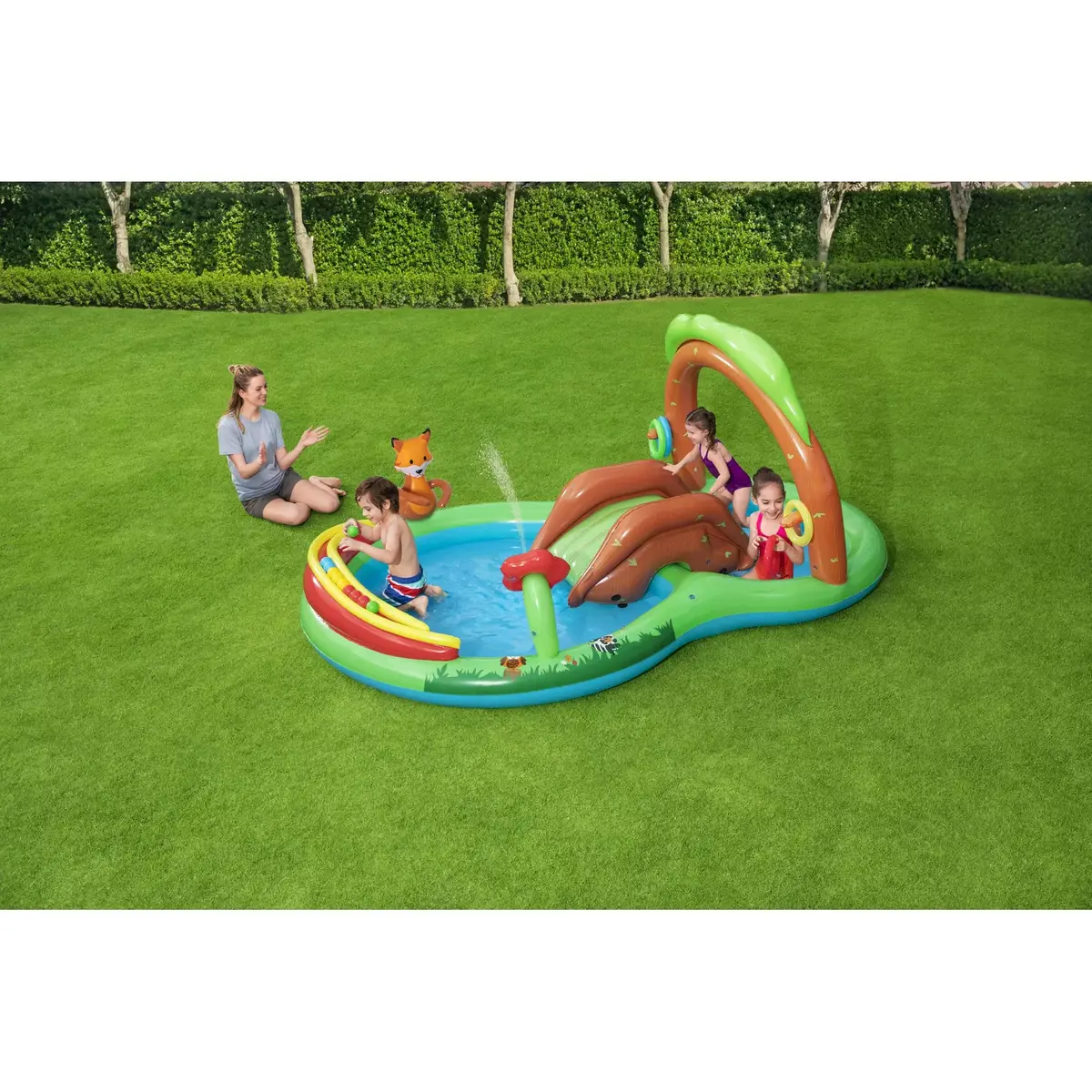Надувной бассейн Bestway Friendly Woods Play Pool Center Photo 2