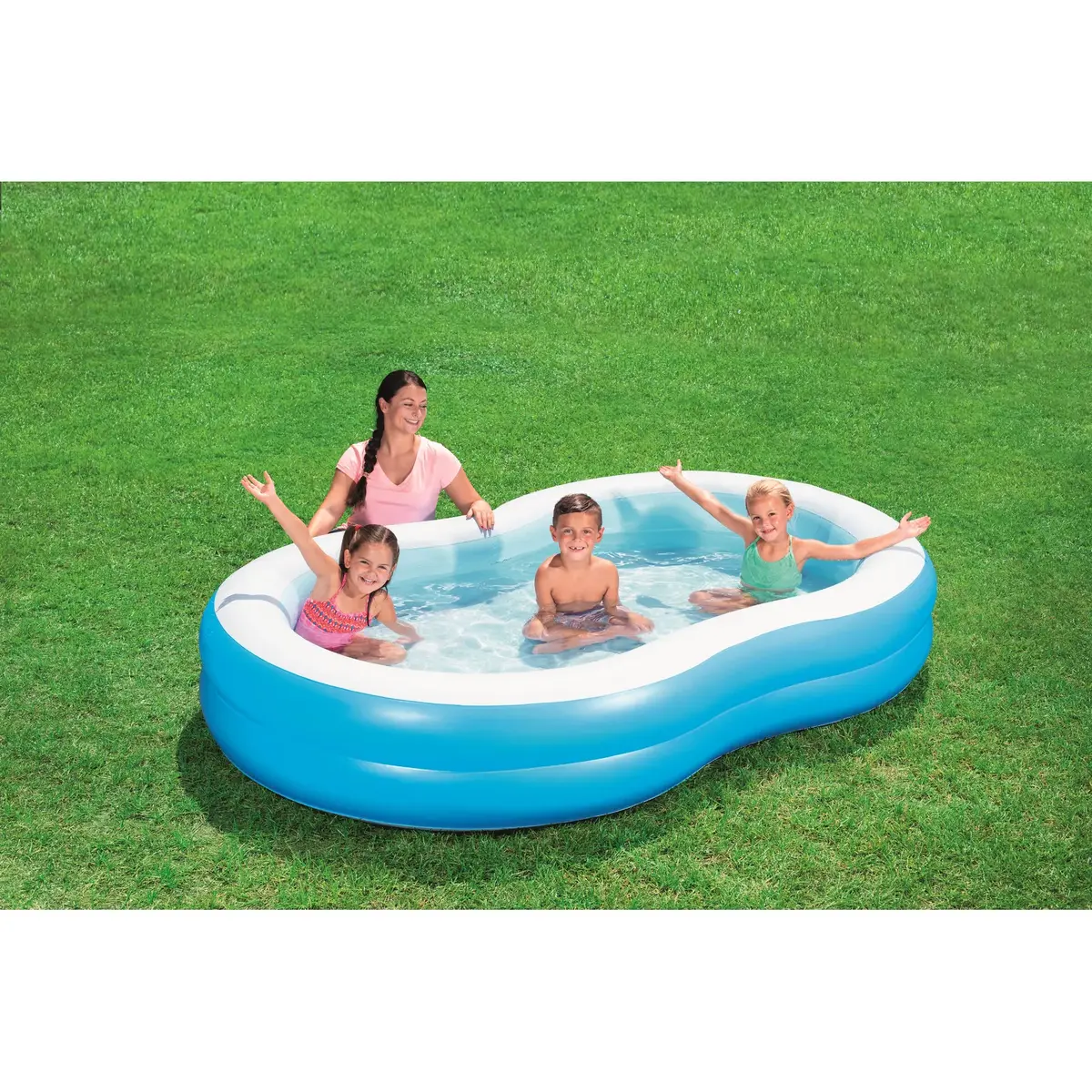 Надувной семейный бассейн Bestway The Big Lagoon Photo 9
