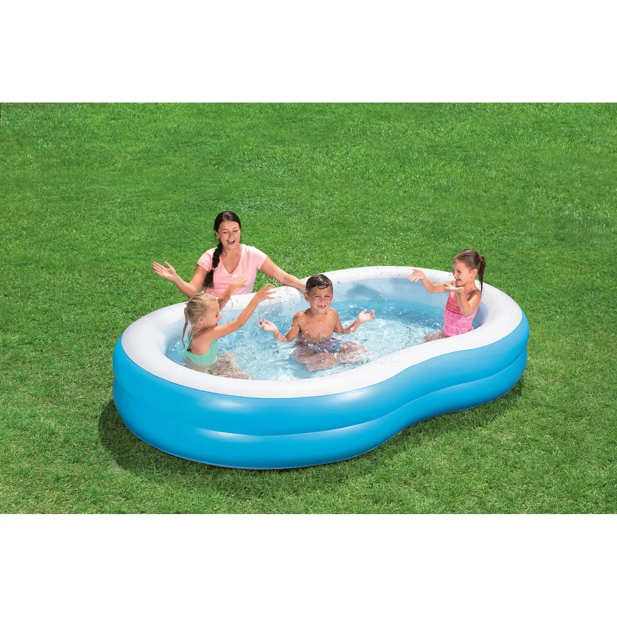 Надувной семейный бассейн Bestway The Big Lagoon Photo 10