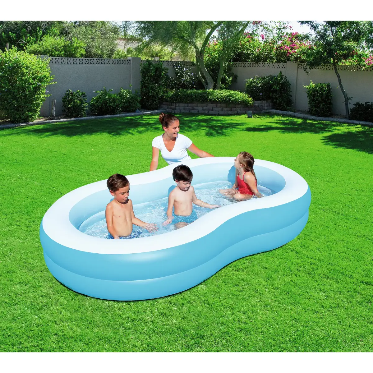 Надувной семейный бассейн Bestway The Big Lagoon Photo 13