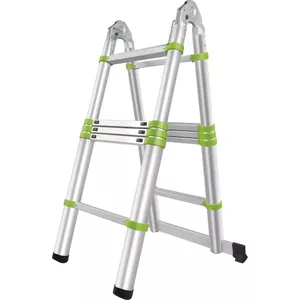 Телескопическая лестница Fieldmann FZZ 4003 — макс. высота 3,2 м, высота ступеней 1,6 м