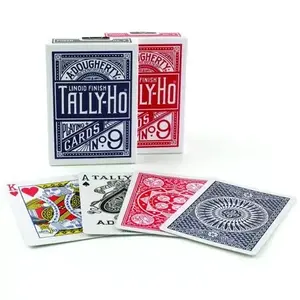 Playing cards Bicycle Cards TALLY-HO Standard index mix – deck of 52 + 2 jokers, paper stock, standard poker size