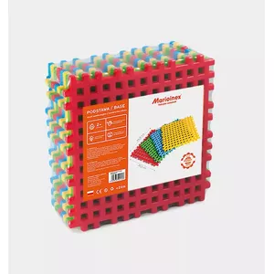 Construction toy Marioinex Building Blocks Waffle Base 8, model 901090, compatible interlocking pieces