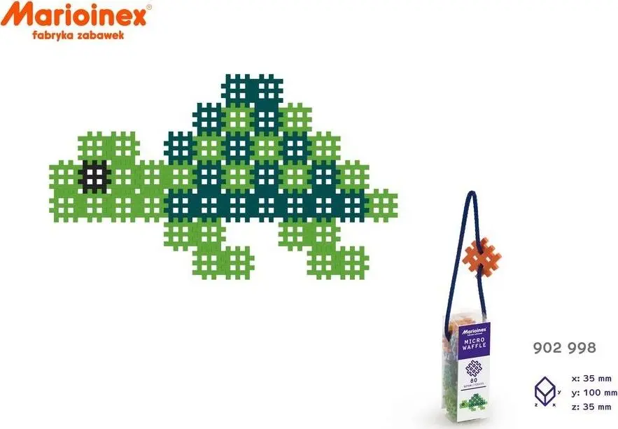 Marioinex Micro Blocks Waffle — 80 pieces Photo 4