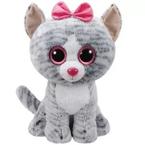 Мягкая игрушка кот Meteor Beanie Boos Kiki — плюшевая игрушка, коллекционный маленький размер