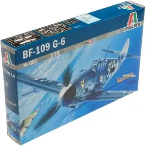 Italeri Messerschmitt BF - 109 G - 6 Fiksētu spārnu gaisa kuģis Montāžas komplekts 1:72